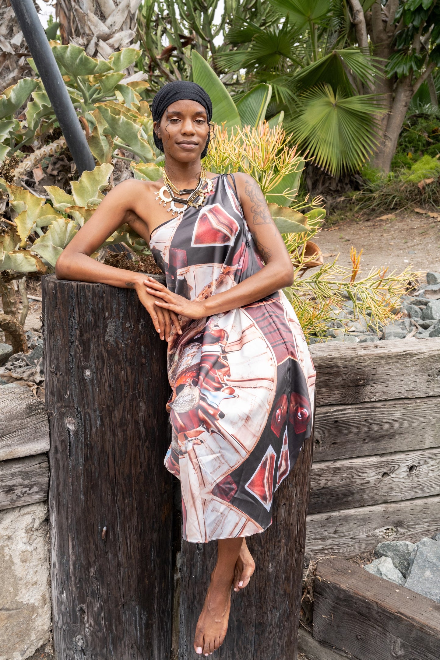 Machina Afrofuturism Halter Dress image 1