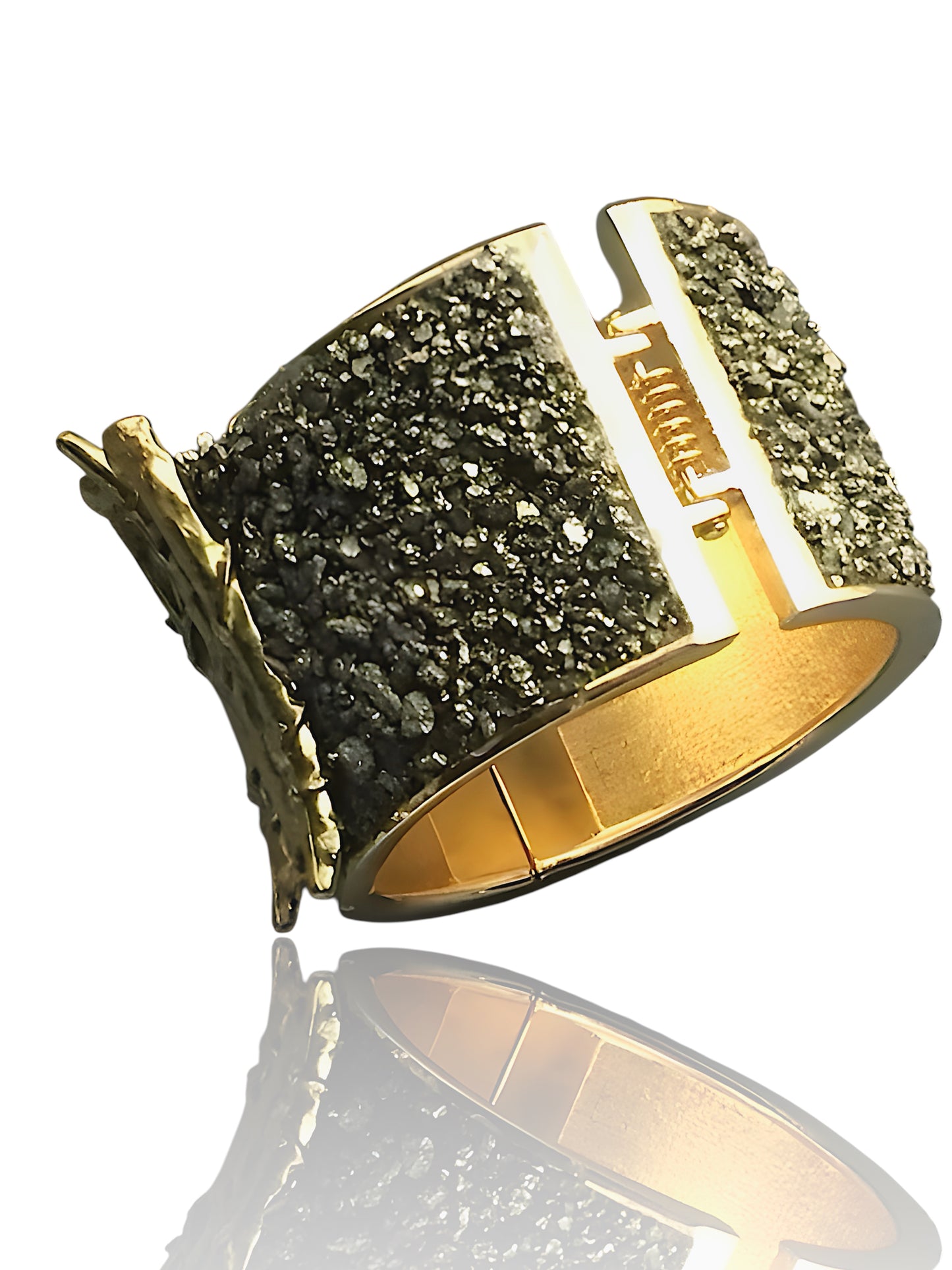 Sticks & Stones Pyrite Cuff