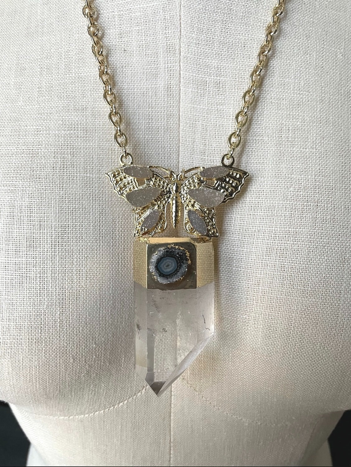 Monarch Quartz Necklace