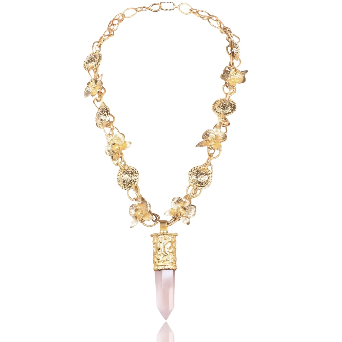 Sundara Rose Quartz Pendant Necklace