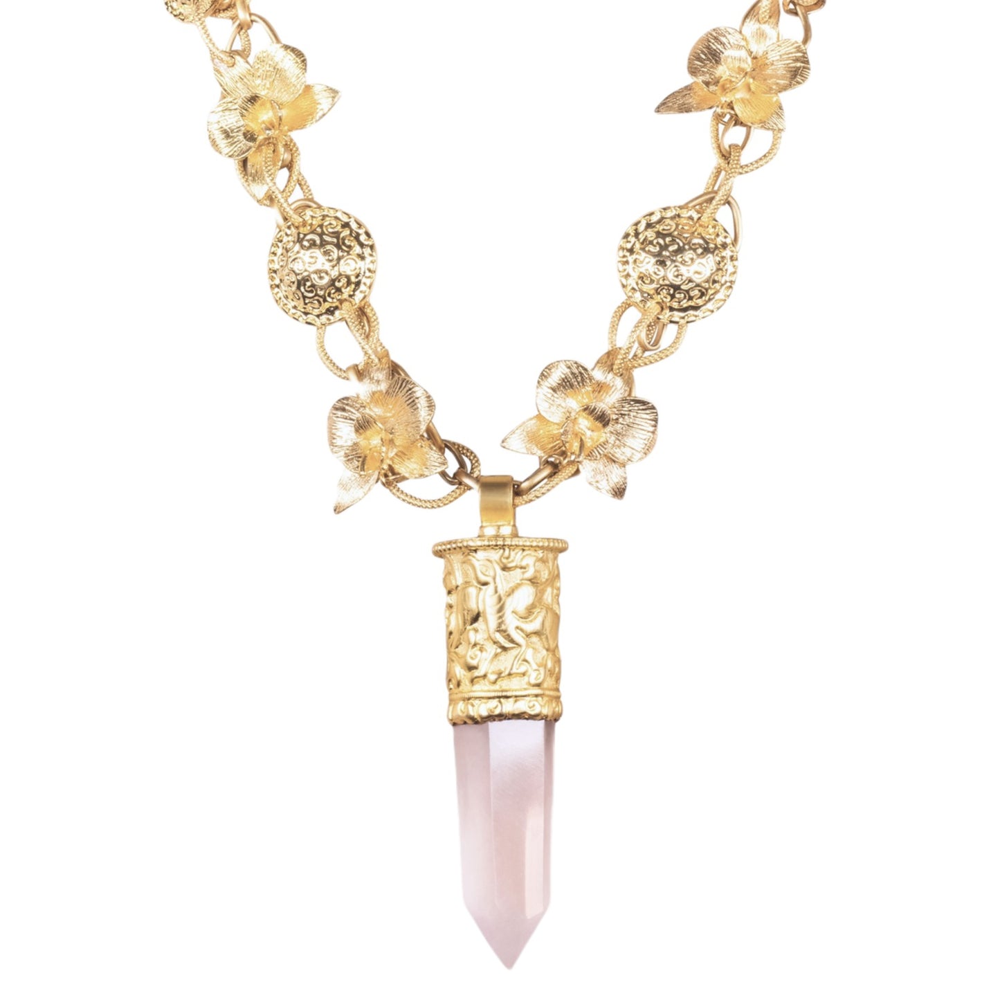 Sundara Rose Quartz Pendant Necklace