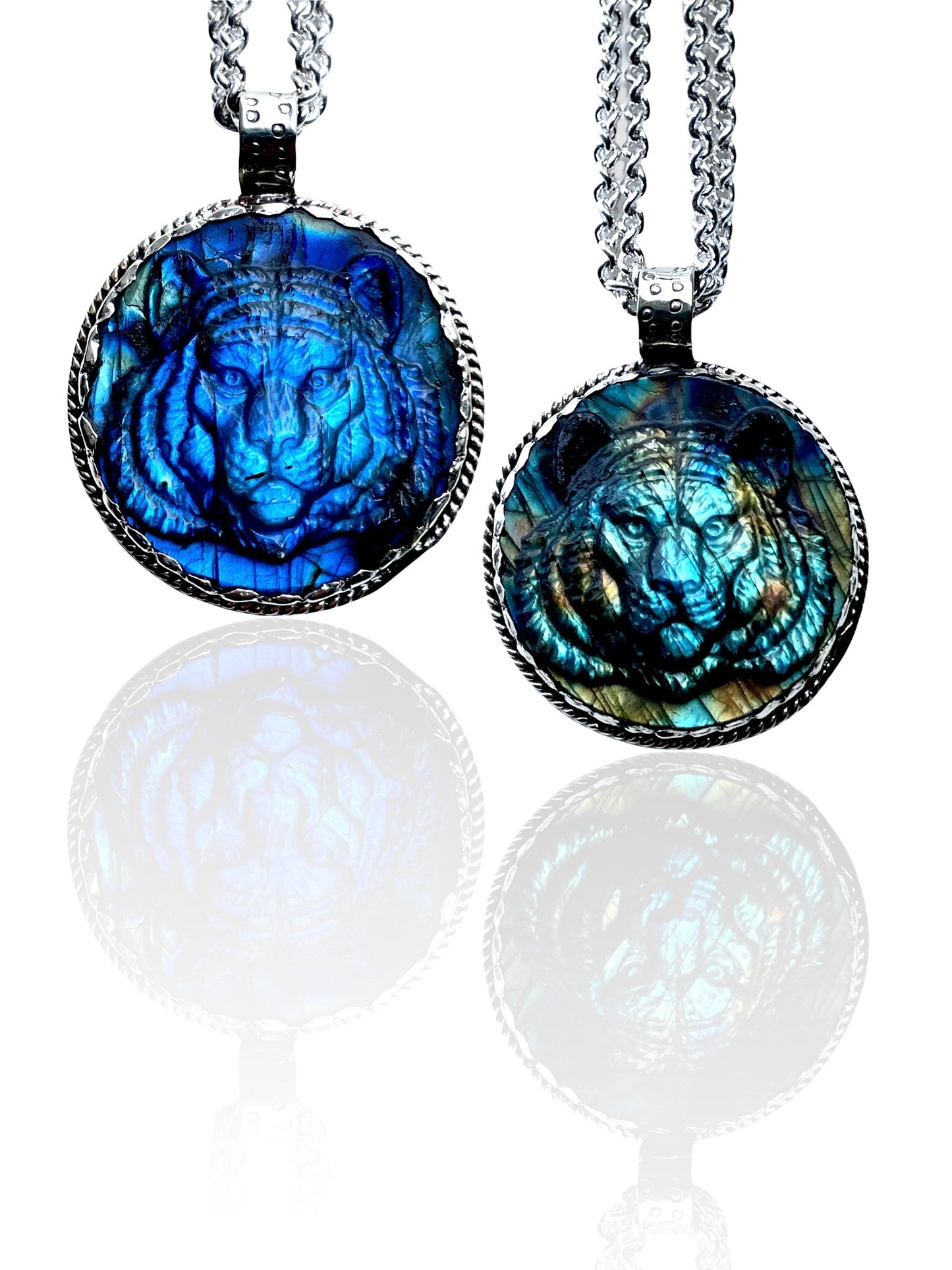 Year of the Tiger Laradorite Amulet