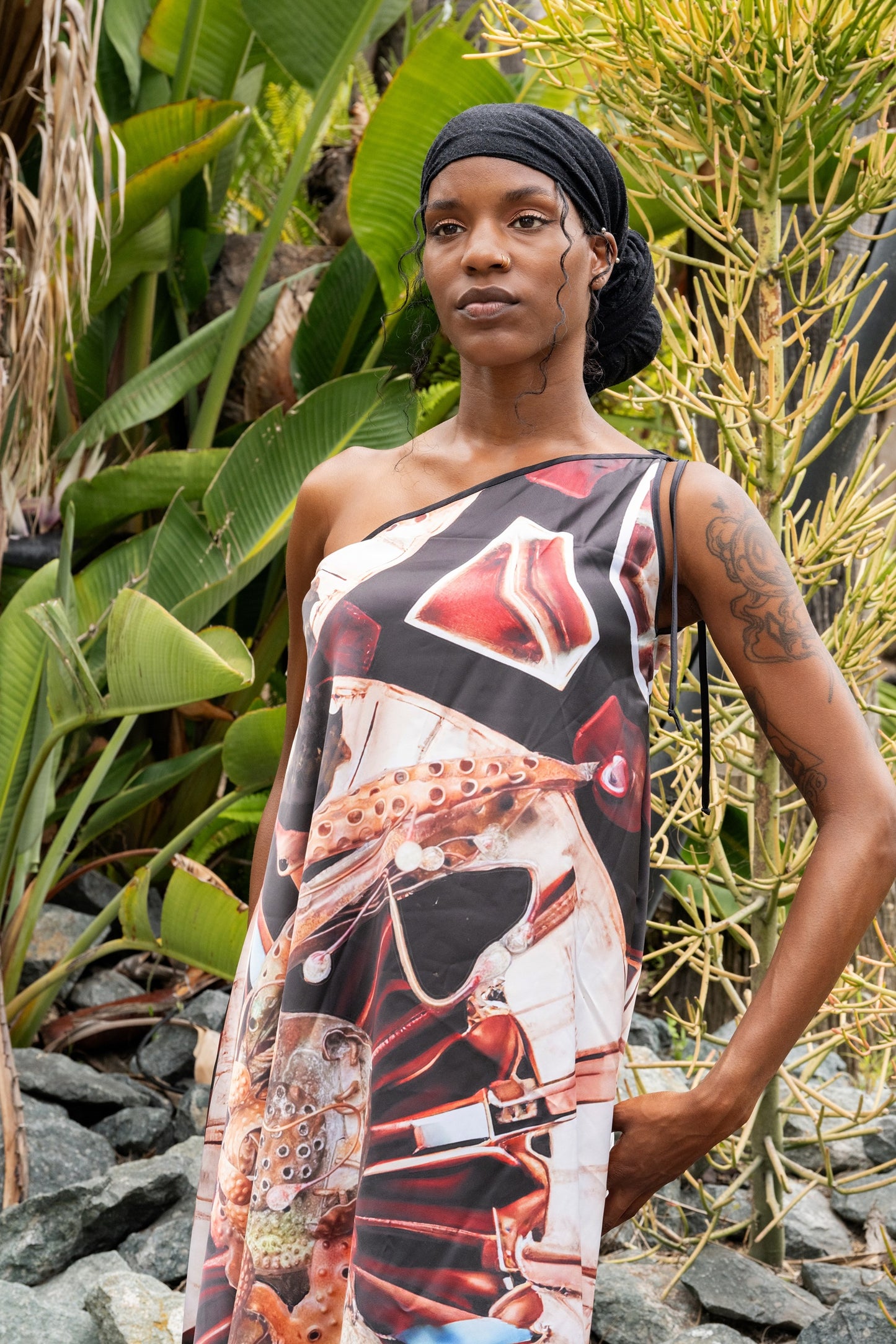 Machina Afrofuturism Halter Dress