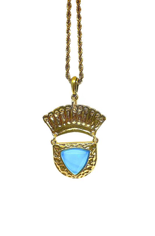 Blue Chalcedony Venilia Necklace image 0