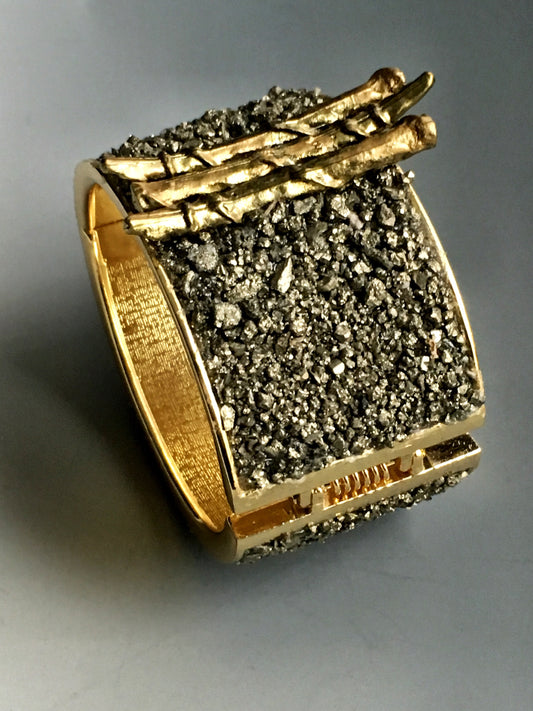 Sticks & Stones Pyrite Cuff image 0