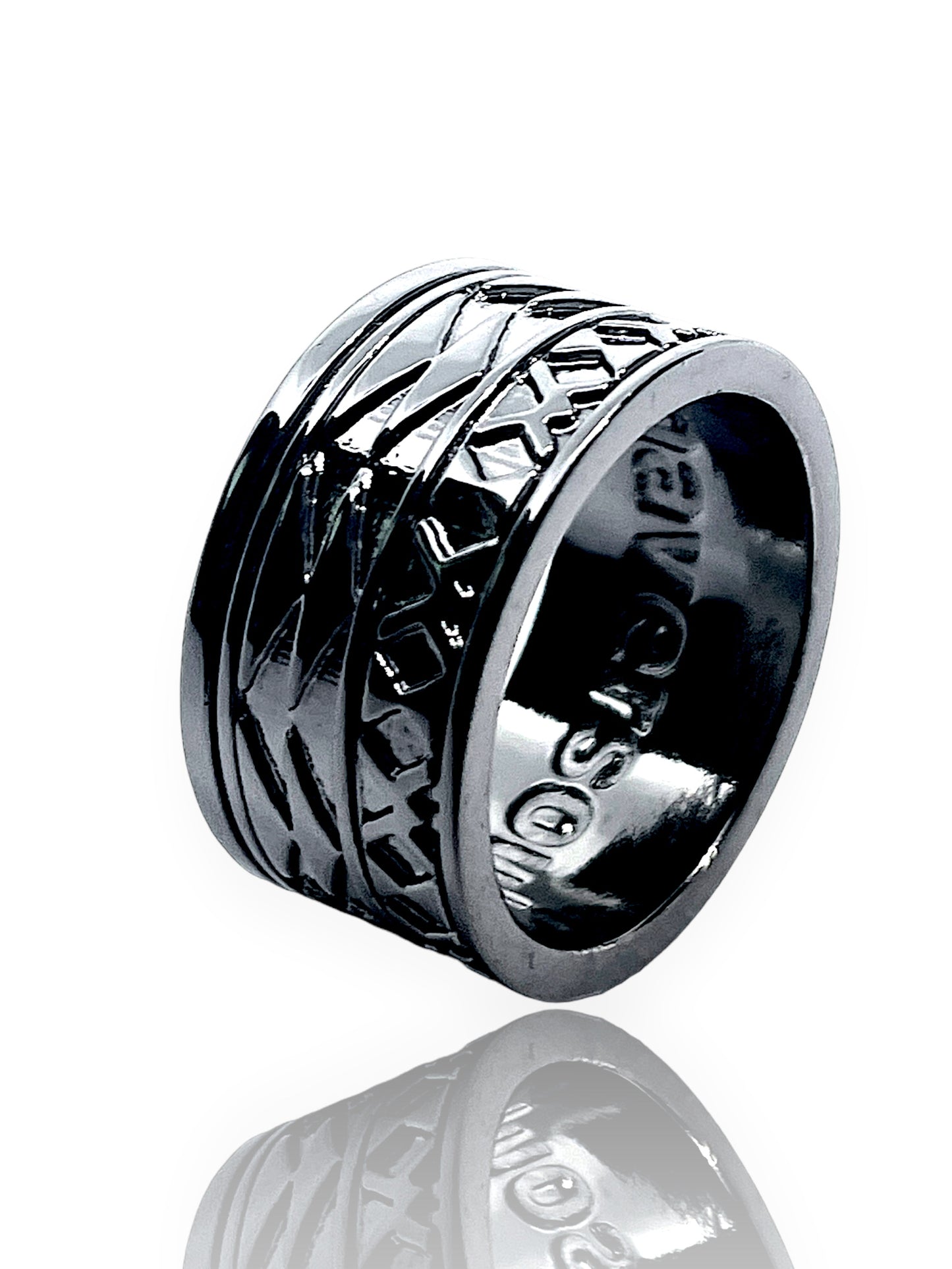 Kenzie African Wax Print Fabric Ring