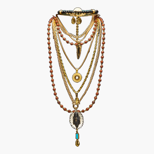 Punu Multi-Chain Necklace